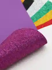 Фоамиран глиттерный для творчества, 20*30 см, 10 штук