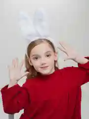 Ободок ушки уши зайчика зайца
