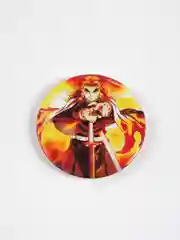 Золотой значок аниме "Клинок, рассекающий демонов" , 18 видов (Demon Slayer)