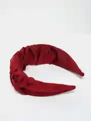 Багровый ободок мягкий для волос