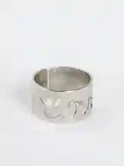 Серебряный кольцо Love металлическое Любовь