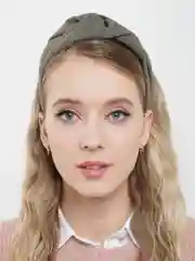 Оливковый ободок для волос