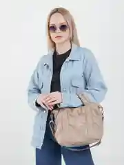 Бежевый сумка кросс-боди Своя Nosha, экокожа