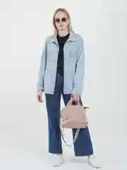 Бежевый сумка кросс-боди Совоя Nosha