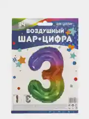 Зеленый воздушные шары-цифры, 86 см