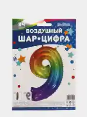 Пурпурный воздушные шары-цифры, 86 см