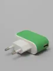 Зарядка USB, SmartBuy Color Charge, 2А, зелёная