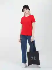 Бежевый сумка шоппер "Тучки"