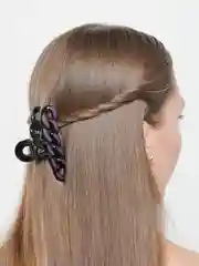 Фиолетовый краб для волос,