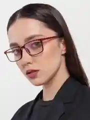 Багровый имиджевые очки/ Актуальные цвета/ без диоптрий / унисекс