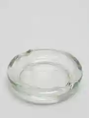 Пепельница стеклянная, круглая, прозрачная, 80 мм