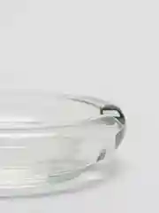 Пепельница стеклянная, круглая, прозрачная, 80 мм