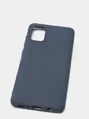 Темно-синий чехол Samsung Galaxy A31 силиконовый цветной матовый (Самсунг Галакси А31)