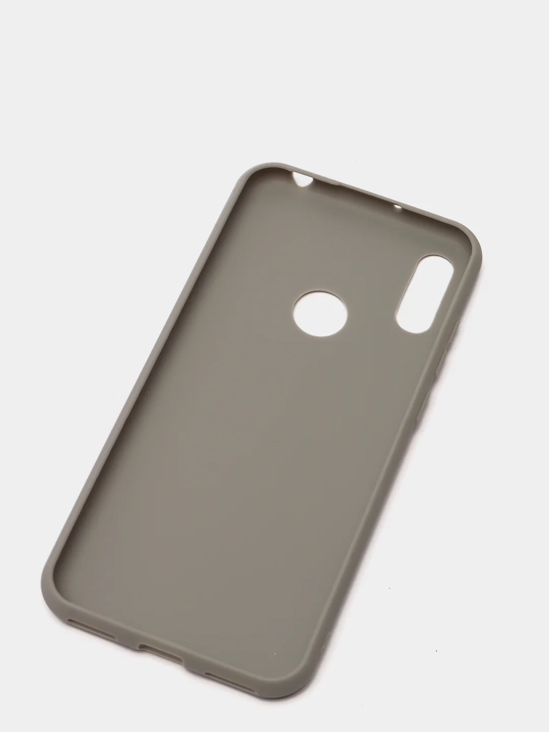 Серый силиконовый чехол для Honor 8A / 8A Prime / Huawei Y6 2019 / У6 Prime / Y6s (Хуавей Хонор 8А / 8А Прайм), прозрачный
