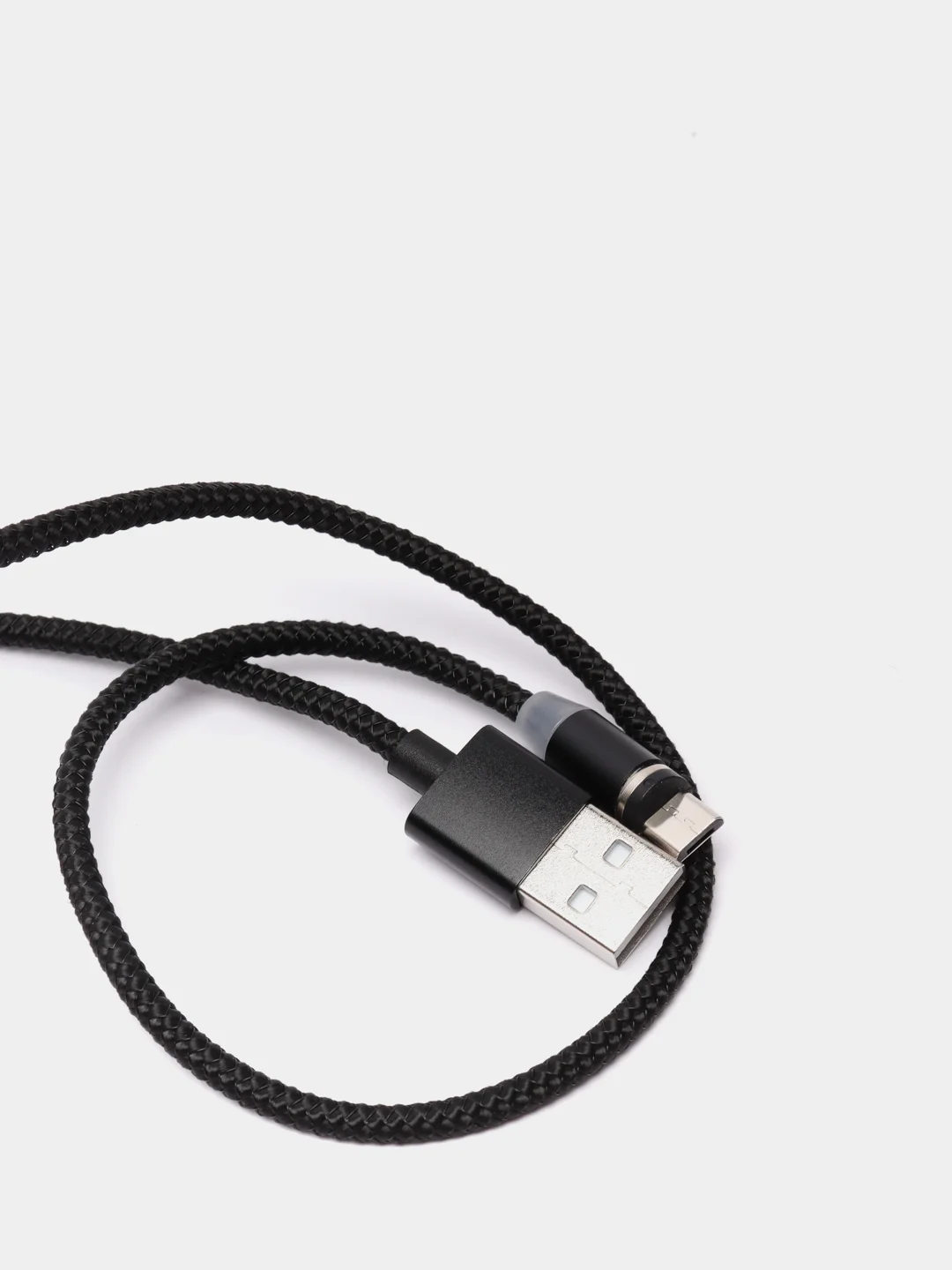 Зеленый магнитный кабель 3 в 1, 1м для зарядки устройств c разъемом MicroUSB, Type-C, Lightning