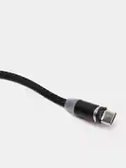 Зеленый магнитный кабель 3 в 1, 1м для зарядки устройств c разъемом MicroUSB, Type-C, Lightning