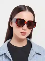 Тёмно-коричневый солнцезащитные женские очки