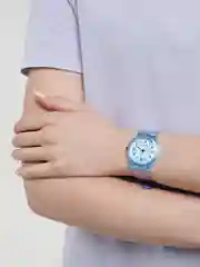 Голубой легкие женские наручные часы , тонкие
