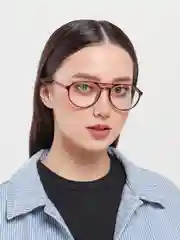 Тёмно-розовый имиджевые очки/ Актуальные цвета/ без диоптрий / унисекс