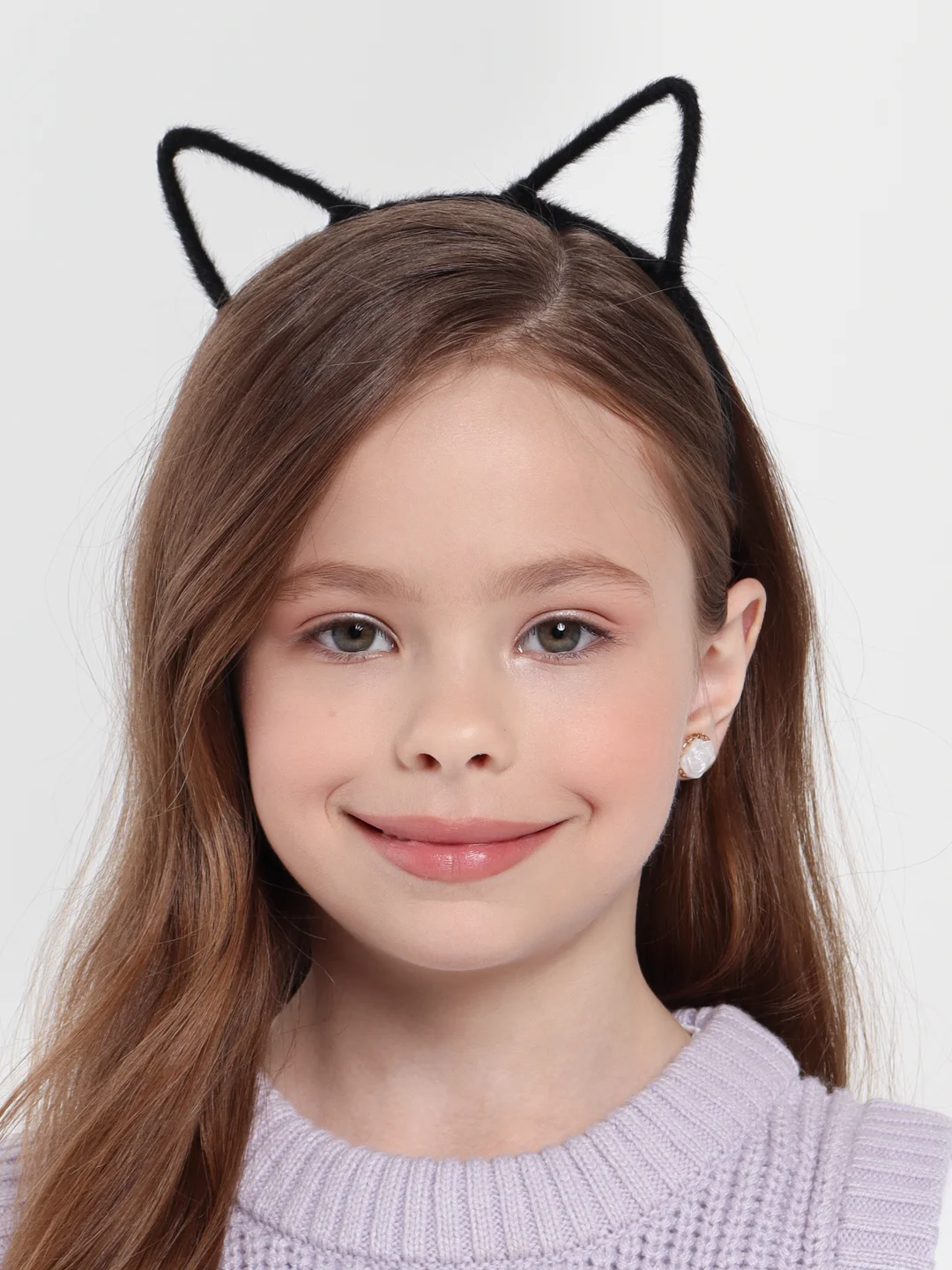 Черный ободок для волос BERIOTTI, 0,5 см