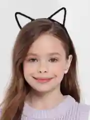 Черный ободок для волос BERIOTTI, 0,5 см