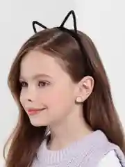 Черный ободок для волос BERIOTTI, 0,5 см