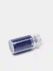 Синий глиттер для ногтей