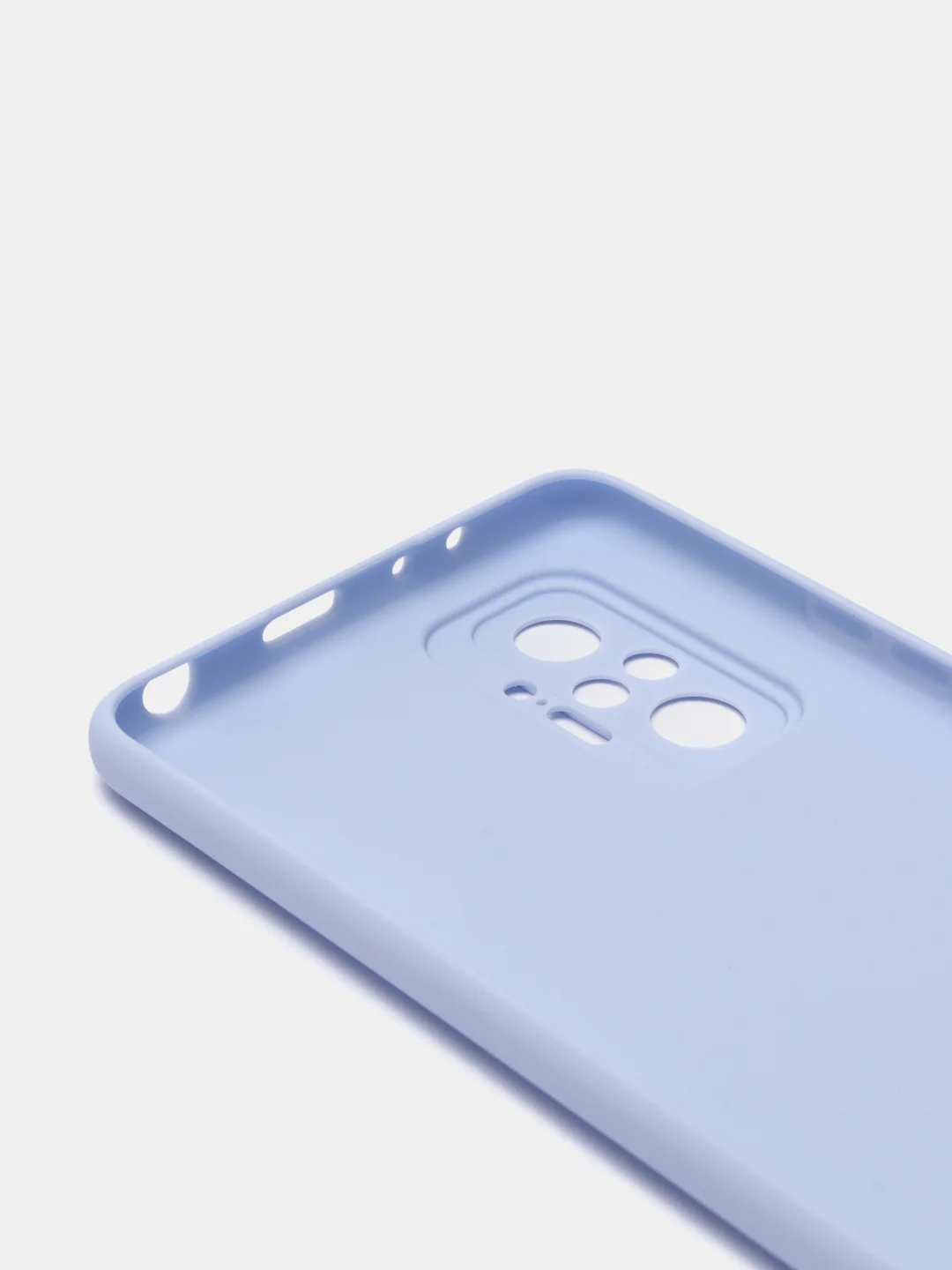 Небесно-голубой чехол Xiaomi Redmi Note 10 Pro / Note 10 Pro Max силиконовый