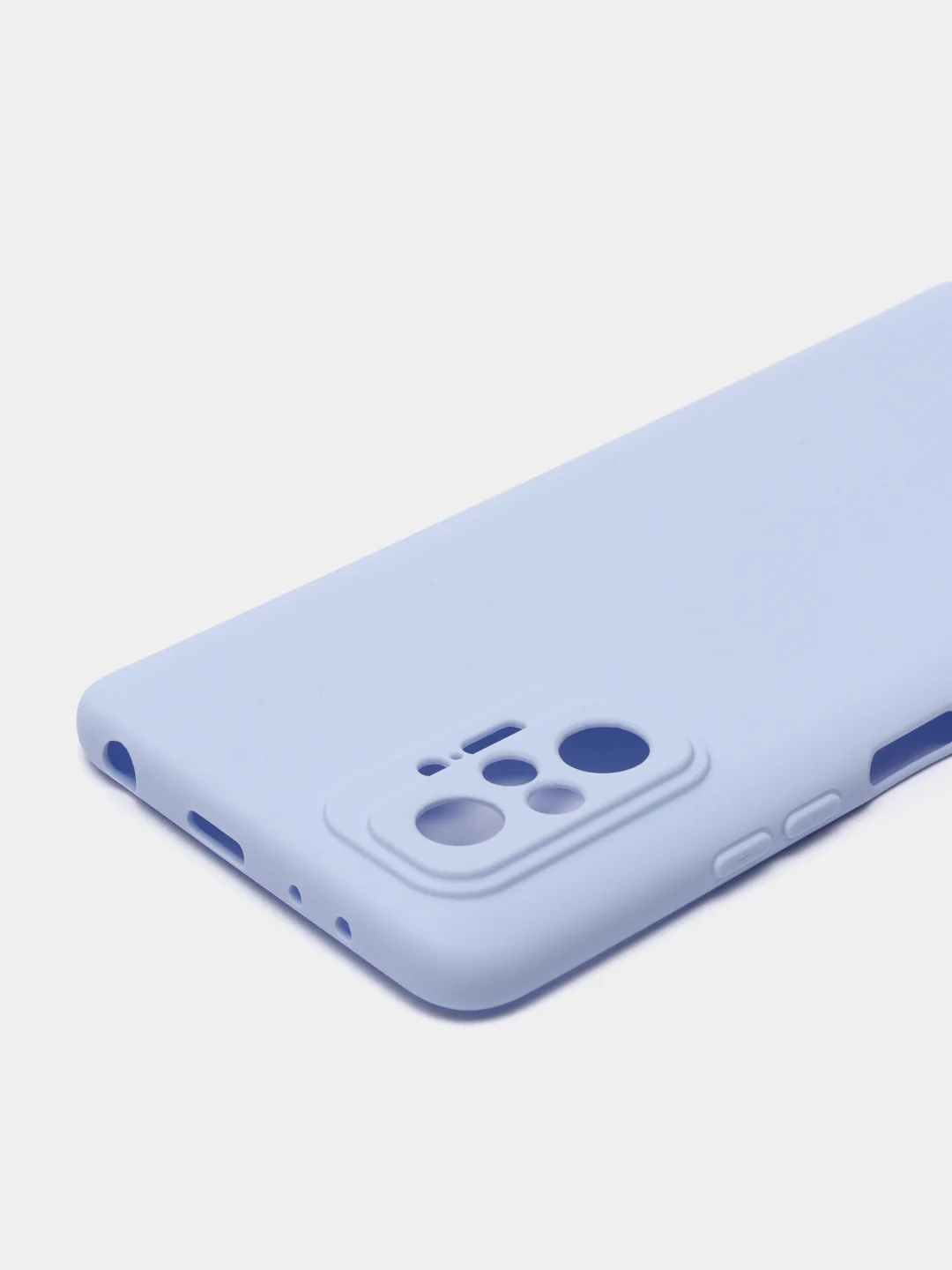 Небесно-голубой чехол Xiaomi Redmi Note 10 Pro / Note 10 Pro Max силиконовый