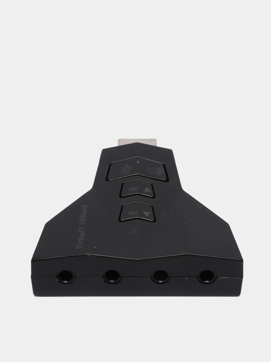 Звуковая карта USB, с двумя выходами, стерео