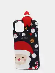 Синий чехол "Happy New Year" 2 для iPhone 6/6s 7/8 Plus XR XS 11 Pro 12 Pro mini
