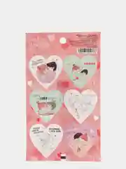 Коралловый меланж наклейки для ежедневника