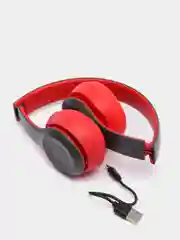 Красный беспроводные наушники P47 Wireless Bluetooth & AUX