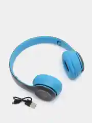 Синий беспроводные наушники P47 Wireless Bluetooth & AUX