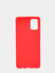 Красный чехол Samsung Galaxy A71, Самсунг Галакси А71 силиконовый, цветной, матовый