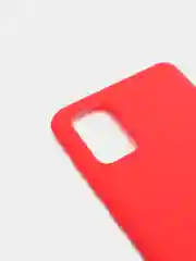 Красный чехол Samsung Galaxy A71, Самсунг Галакси А71 силиконовый, цветной, матовый