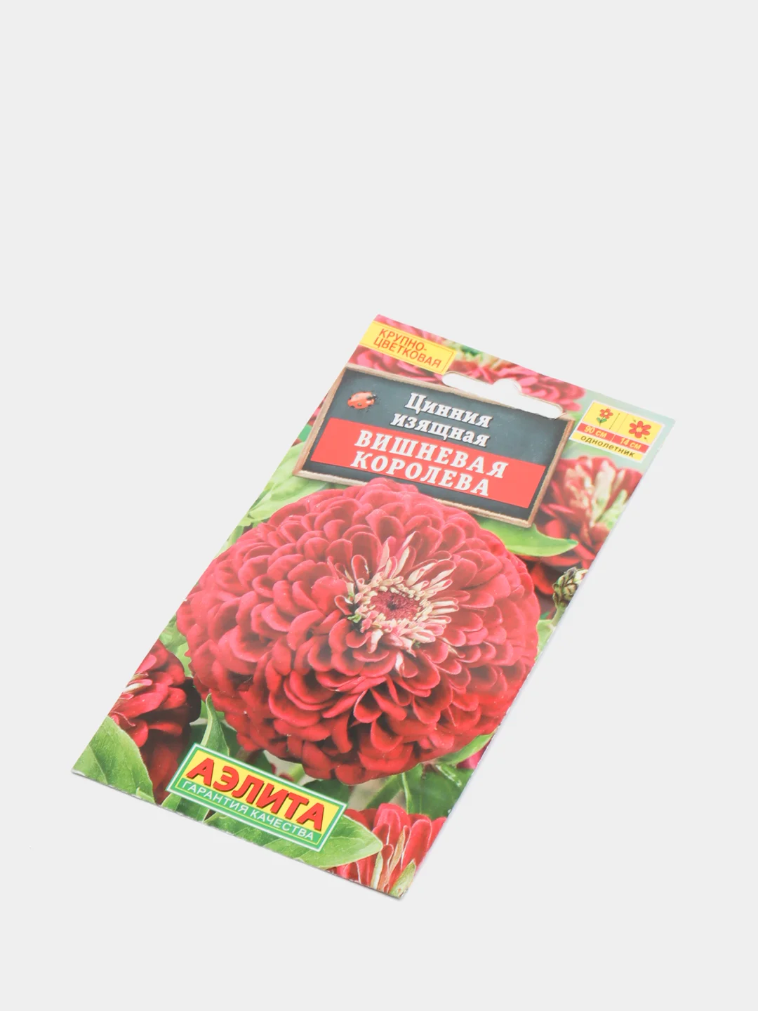 Цинния "Вишневая королева" (семена, цветы)