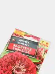 Цинния "Вишневая королева" (семена, цветы)