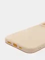 Бежевый чехол для айфон (iPhone) 11 XR 13 12 7 8 Plus mini pro max силиконовый прозрачный про макс