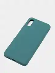 Зеленый силиконовый чехол для Xiaomi Redmi 9A (Сяоми Редми 9А), прозрачный