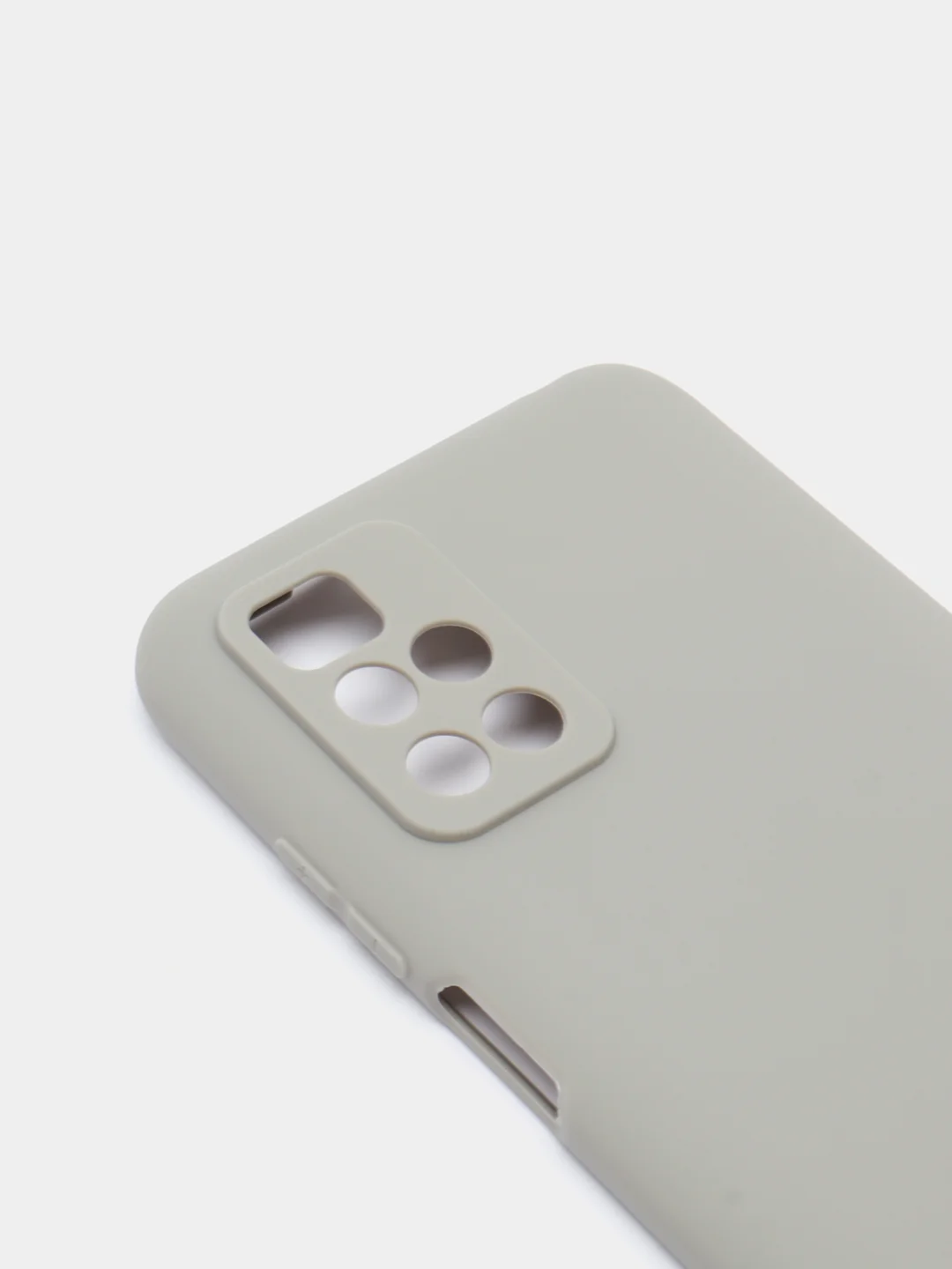 Серый чехол силиконовый Xiaomi Redmi 10 / Редми 10 матовый, цветной