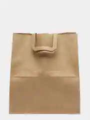 Крафт пакет упаковочный бумажный 280*150*320 мм, с плоскими ручками, без печати