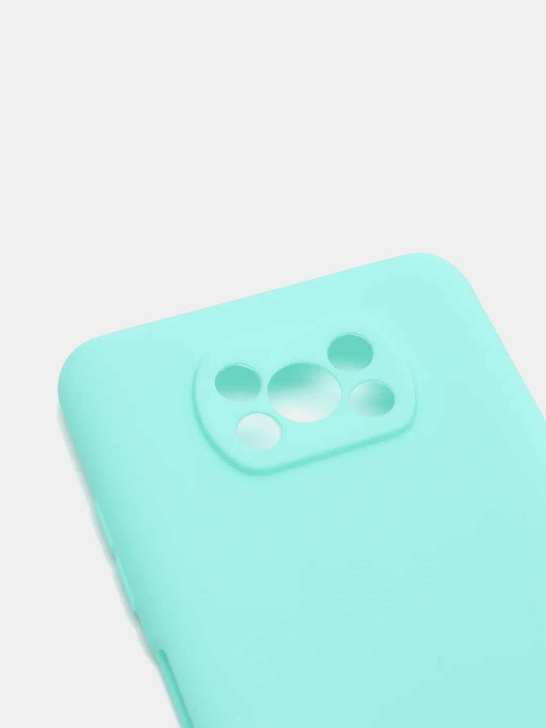 Белый чехол Xiaomi Poco X3 NFC / Poco X3 Pro, силиконовый