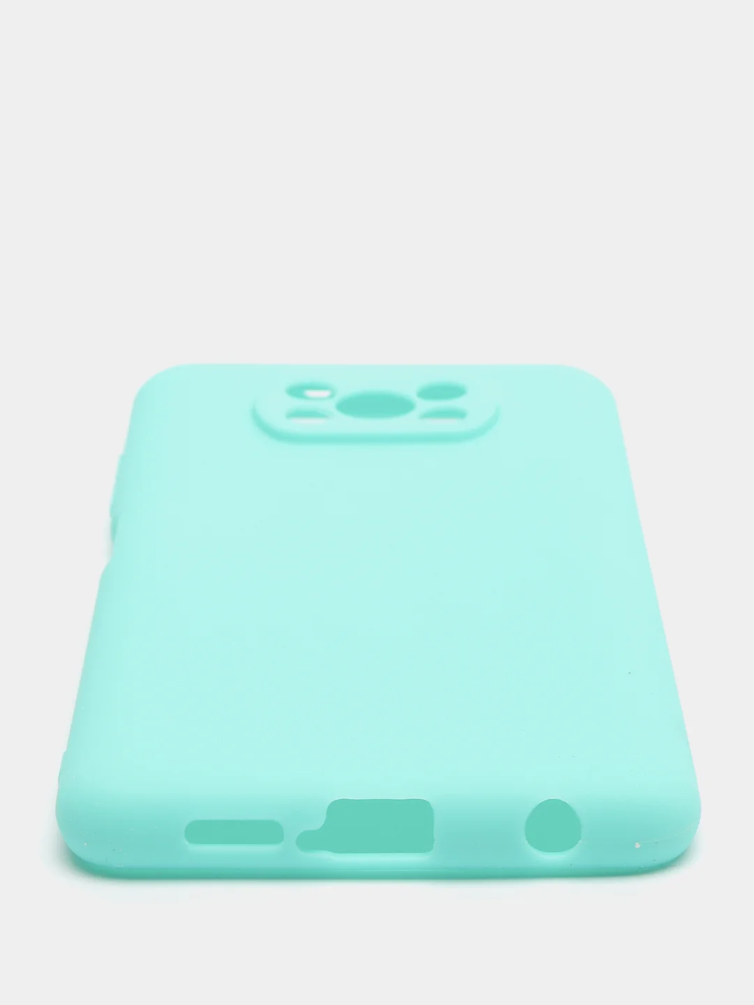 Белый чехол Xiaomi Poco X3 NFC / Poco X3 Pro, силиконовый