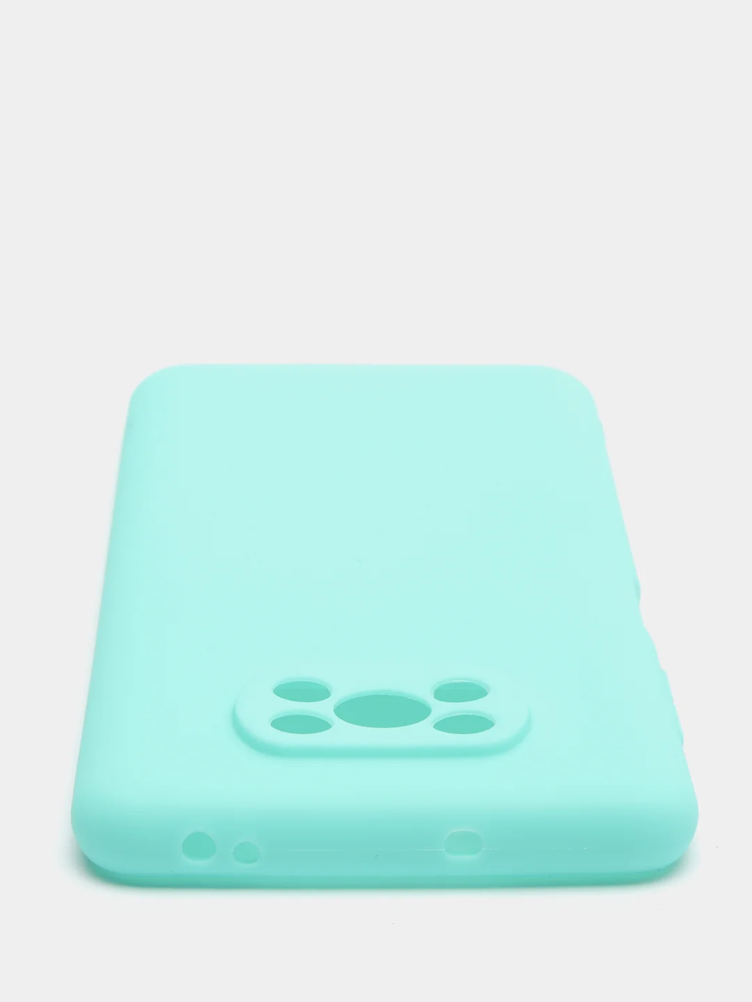 Белый чехол Xiaomi Poco X3 NFC / Poco X3 Pro, силиконовый