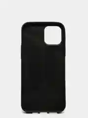 Угольный чехол для iPhone 12 / 12 Pro (6.1), 12 Pro Max, 12 Mini, черный, под кожу