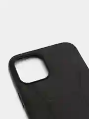 Угольный чехол для iPhone 12 / 12 Pro (6.1), 12 Pro Max, 12 Mini, черный, под кожу