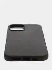 Угольный чехол для iPhone 12 / 12 Pro (6.1), 12 Pro Max, 12 Mini, черный, под кожу