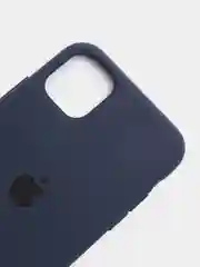 Темно-синий чехол Silicone Case для iPhone 11