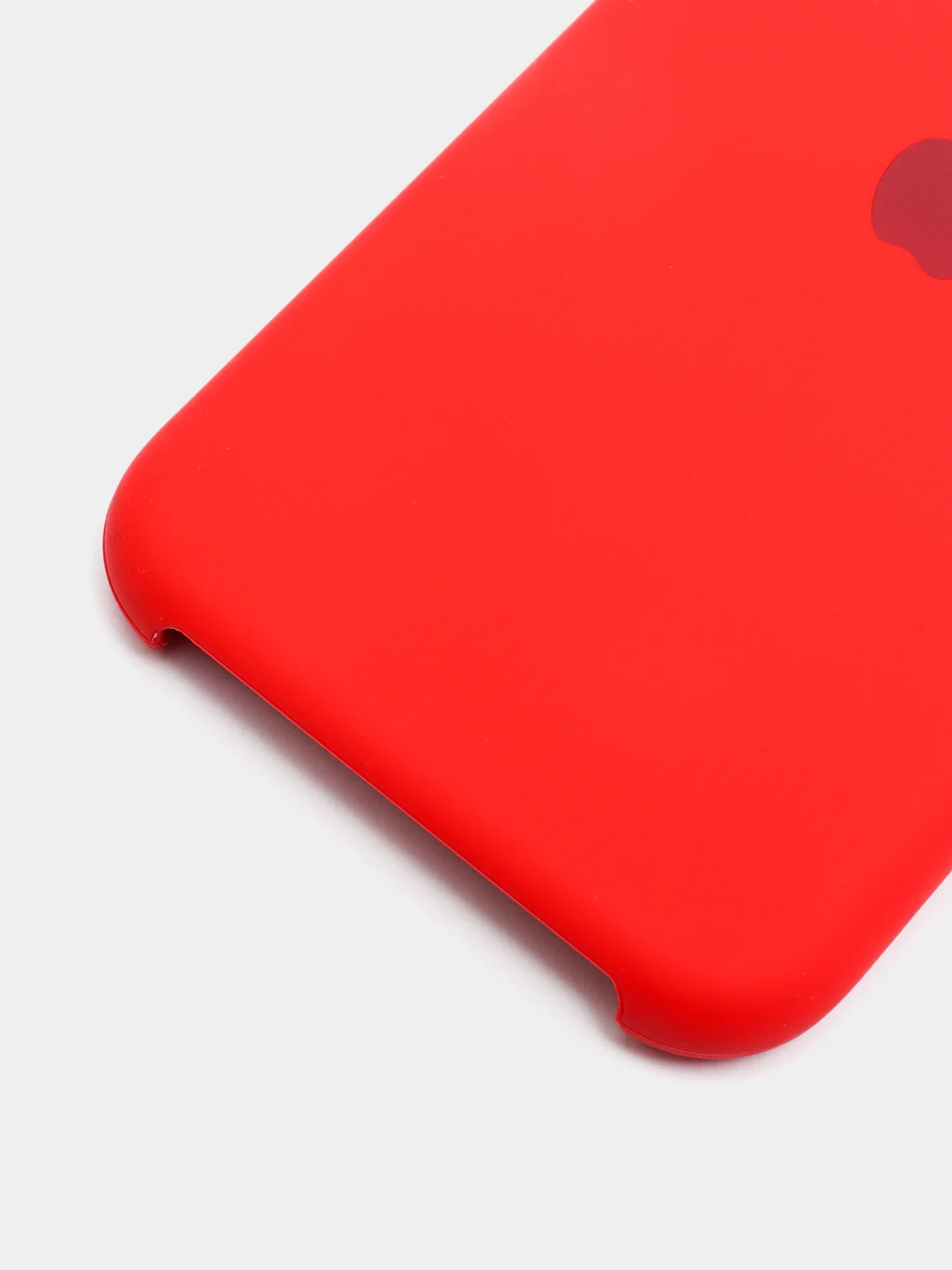 Красный чехол Silicone Case для iPhone 11